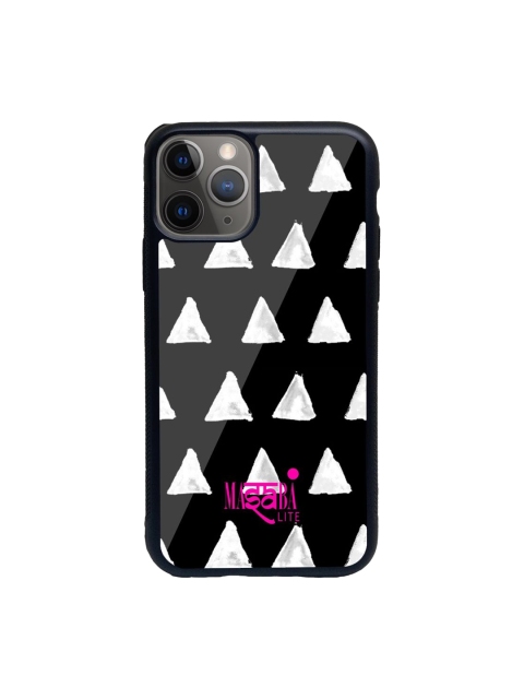 

macmerise Black & White Masaba Glass Phone Case for iPhone 13 Pro