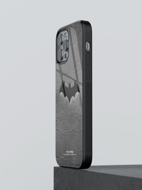 

macmerise Grey & Black Fade Out Batman Printed iPhone 12 Pro Max Back Case