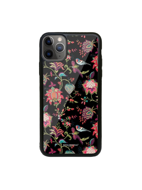 

macmerise Black Printed Rubber iPhone 11 Pro Max Back Case