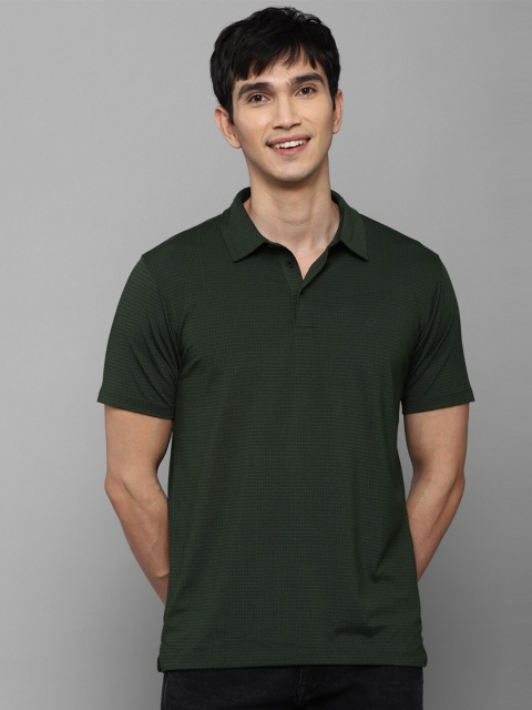 

Allen Solly Men Green Polo Collar T-shirt