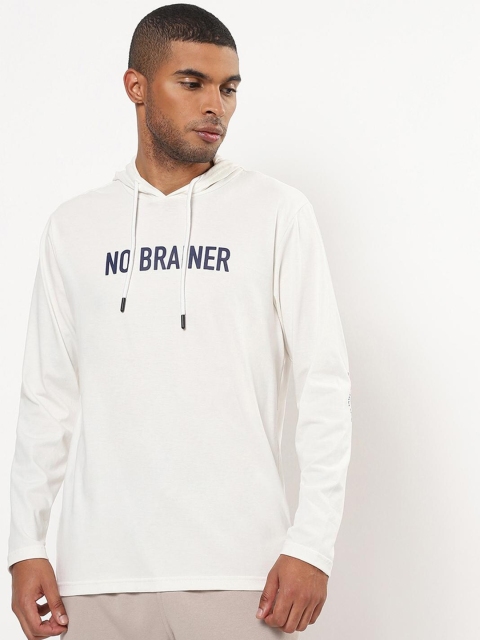 

Bewakoof Men White Typography Pure Cotton T-shirt