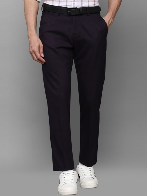 

Allen Solly Men Black Slim Fit Trousers