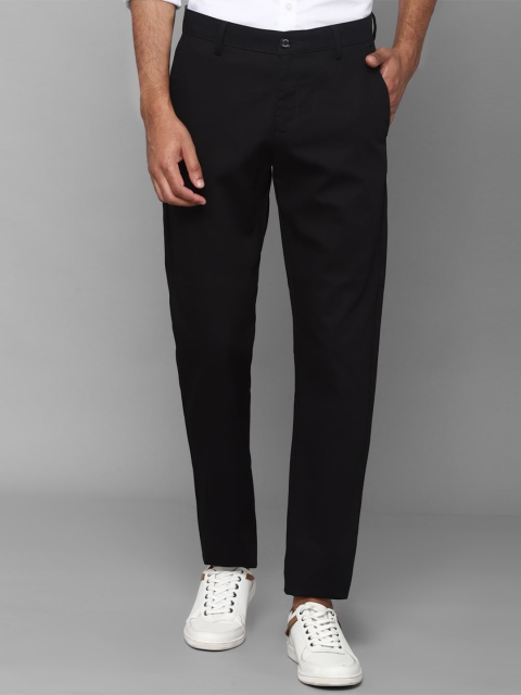 

Allen Solly Men Black Slim Fit Trousers