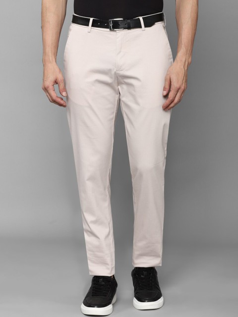 

Louis Philippe Sport Men Cream-Coloured Slim Fit Trousers