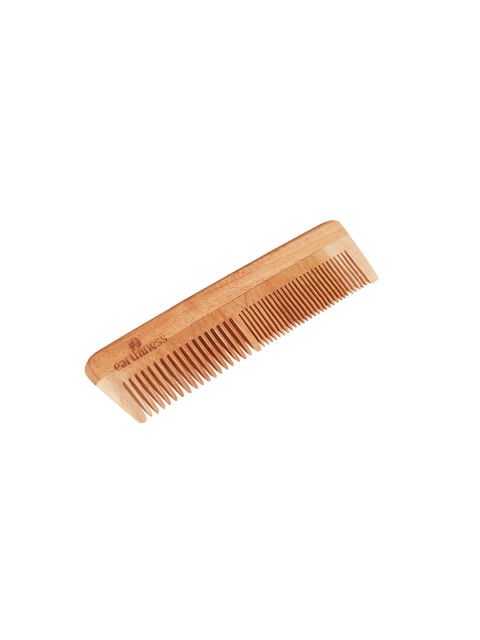 

earthiness Dual Bristles Neem Comb, Brown
