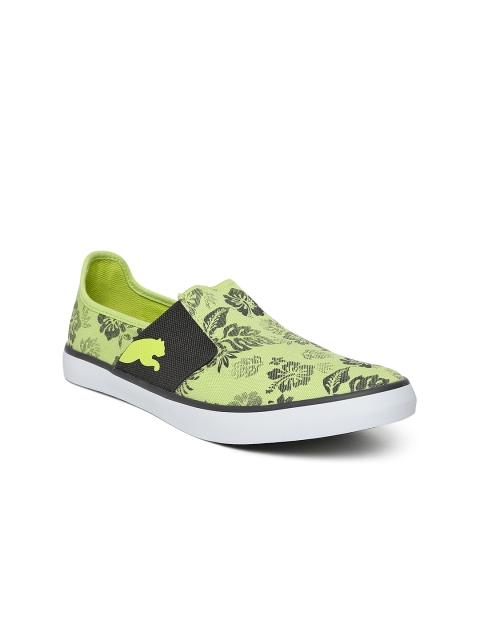 

PUMA Women Lime Green NU Ballet DP Printed Slip-Ons