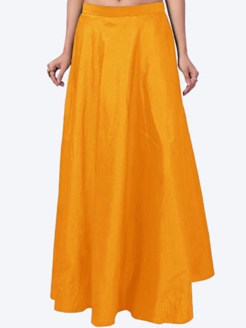 

Studio Shringaar Women Mustard Yellow Flared Maxi Skirt