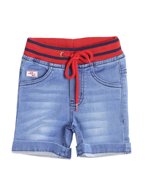 

612League Boys Blue Washed Denim Shorts