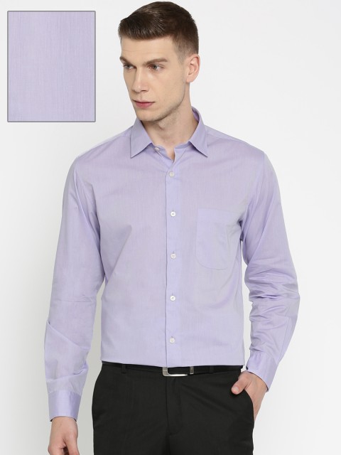 

Arrow Men Lavender Solid Regular Fit Formal Shirt