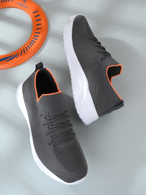 

Kook N Keech Men Grey Mesh Walking Shoes