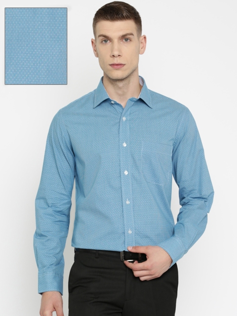 

Arrow Men Blue Checked Regular Fit Formal Shirt