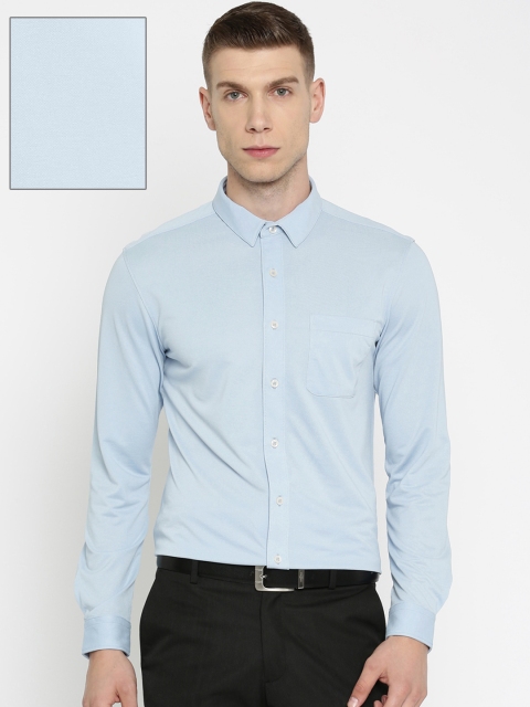 

Arrow Men Blue Self DesignRegular Fit Formal Shirt