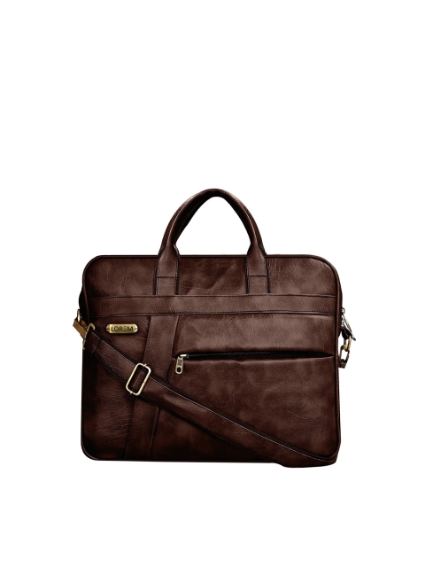 

LOREM Unisex Maroon Textured Messenger Bag
