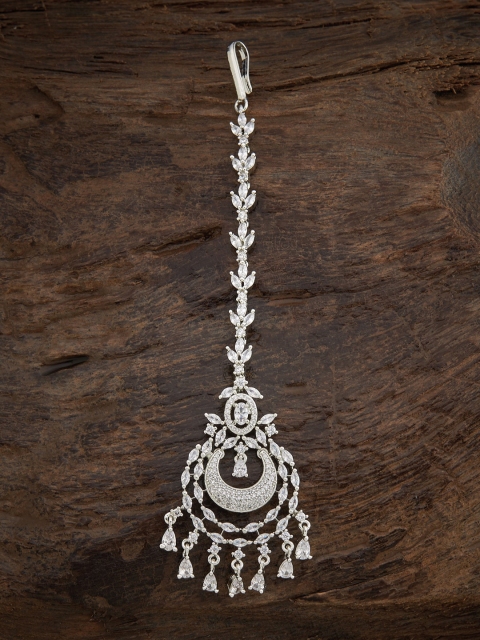 

Kushal's Fashion Jewellery Rhodium-Plated White Head Jewellery