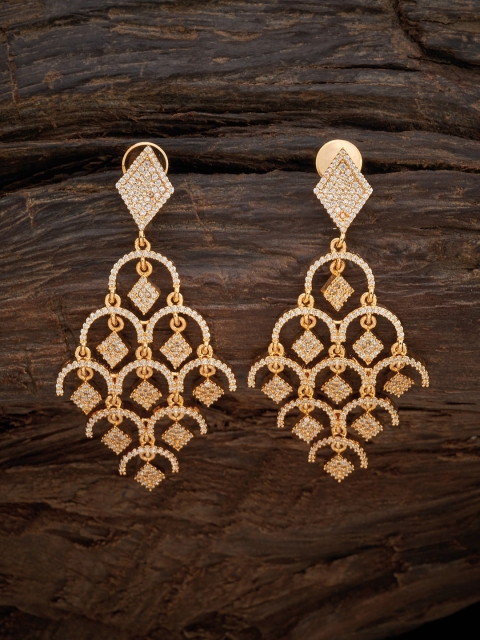 

Kushal's Fashion Jewellery White Contemporary Drop Earrings
