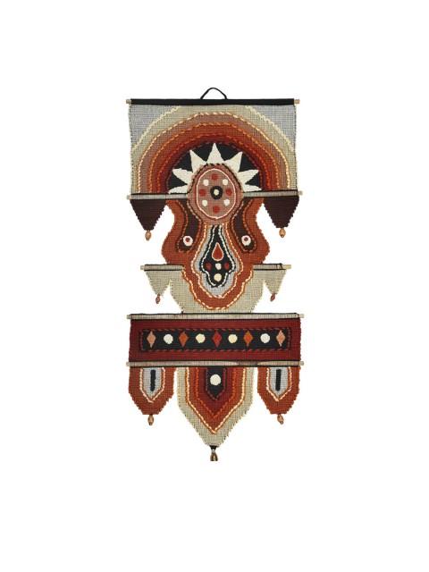 

Exotic India Brown Cotton Wall Decor