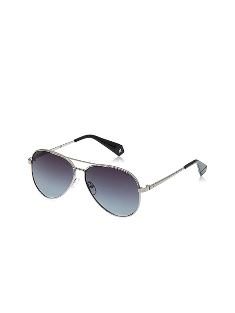 

Polaroid Unisex Grey Lens & Steel-Toned Aviator Sunglasses PLD 6069/S/X 6LBWJ 61-Grey