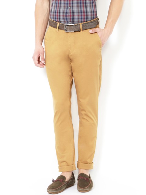 

Van Heusen Sport Men Khaki Solid Trousers