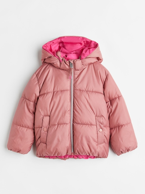 

H&M Pink Padded Hooded Jacket