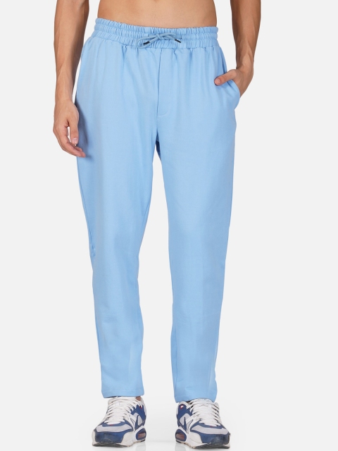 

Tinted Men Blue Solid Track Pants