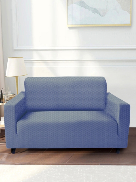 

HomeTown Blue Solid 2 Seater Sofa Covers