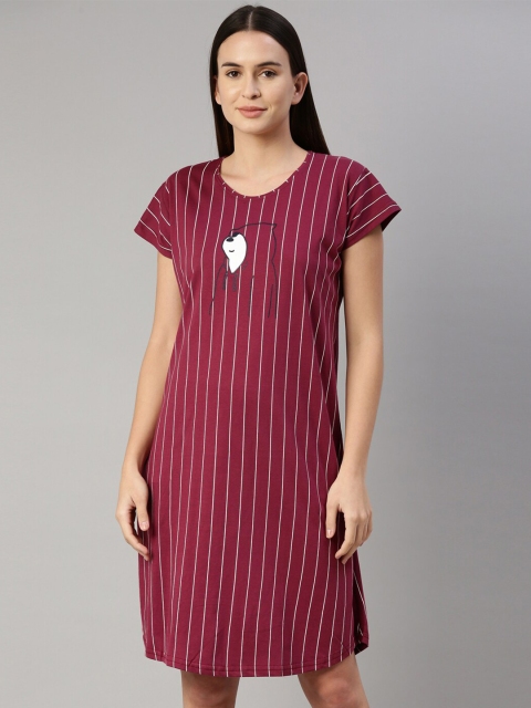 

GOLDSTROMS Magenta Striped Nightdress