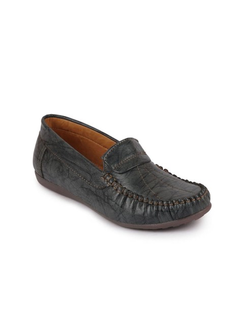 

FAUSTO Women Grey PU Slip-On Sneakers
