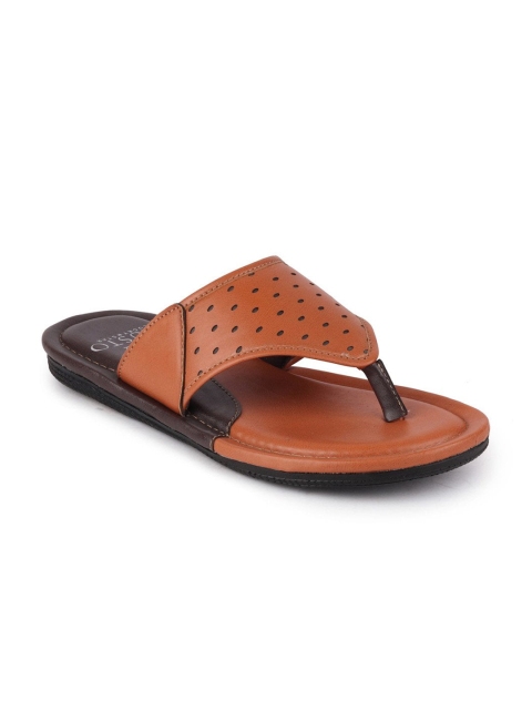 

FAUSTO Men Tan PU Comfort Sandals