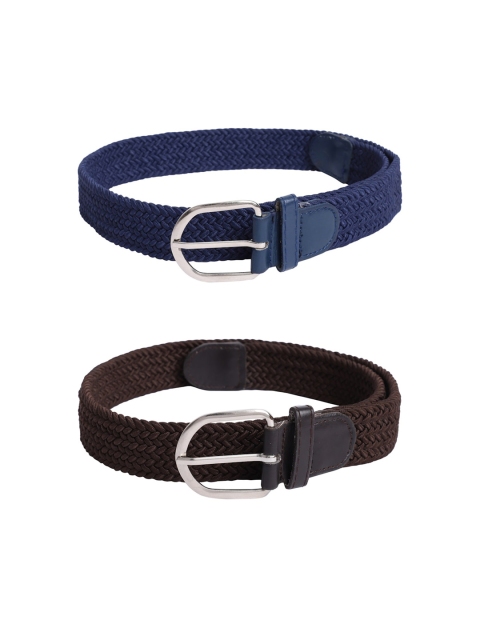 

The Mini NEEDLE Unisex Brown Braided 2 Belt