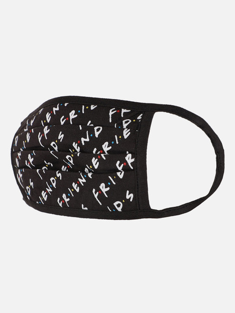 

Free Authority Men Black Friends Printed Mask