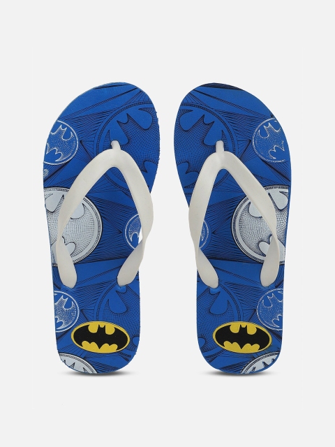 

Free Authority Men Blue & Grey Batman Printed Rubber Thong Flip-Flops