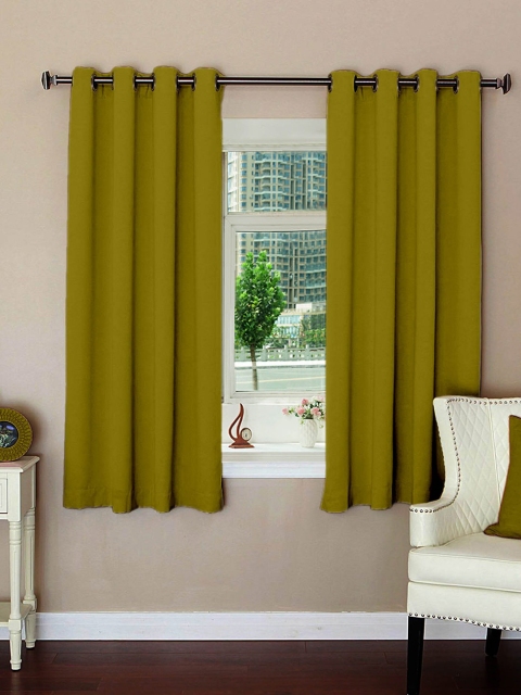 

Lushomes Green Window Curtain