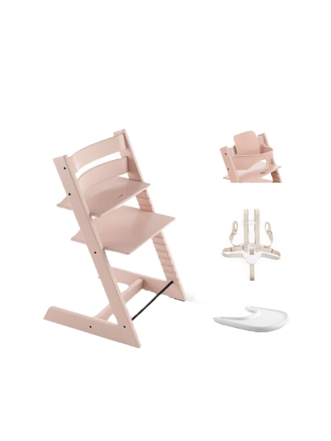 

Stokke Infants Pink & White Solid High Chairs