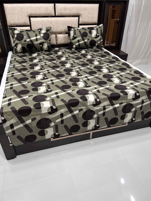 

Pure Decor Unisex Green Bedsheets