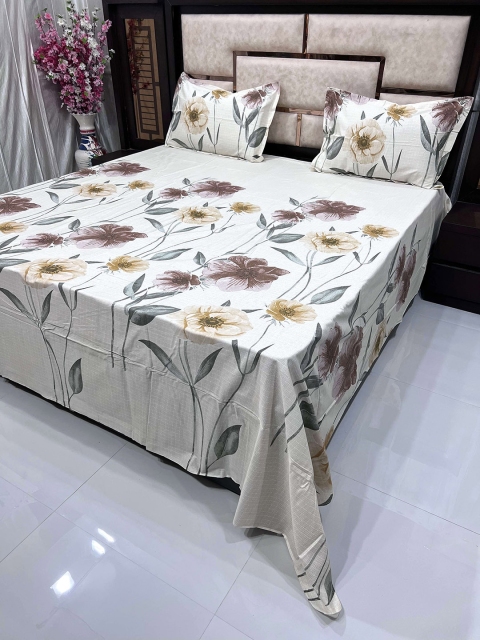 

Pure Decor Unisex Brown Bedsheets