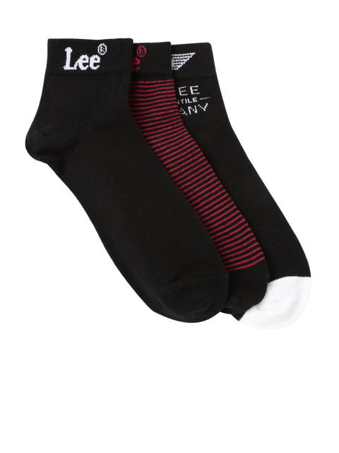 

Lee Men Set of 3 Socks, Black