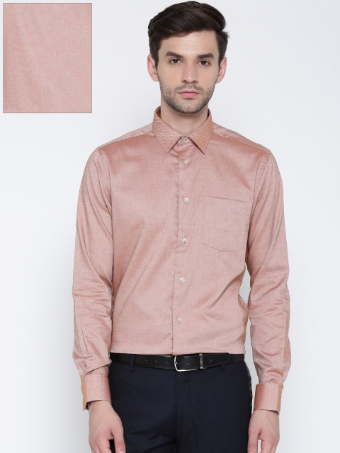 

Blackberrys Men Orange Slim Fit Solid Formal Shirt