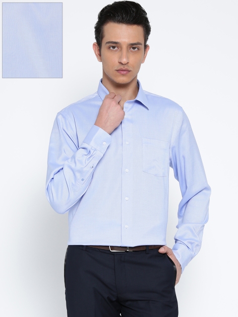 

Blackberrys Men Blue Smart Fit Solid Formal Shirt