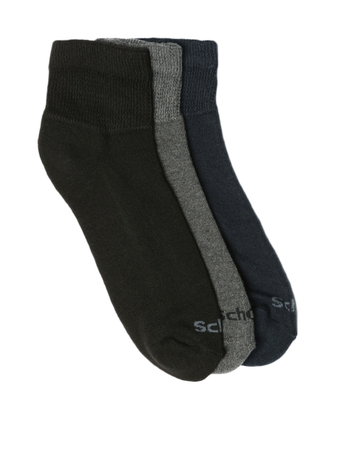

Scholl Men Pack of 3 Ankle-Length Socks, Grey