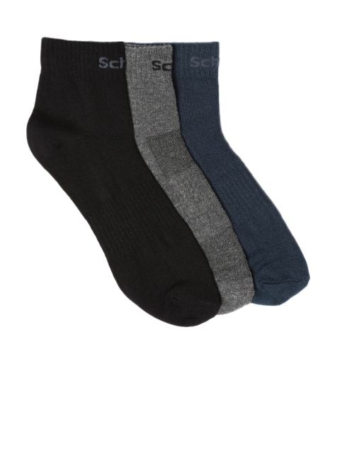 

Scholl Men Pack of 3 Ankle-Length Socks, Grey
