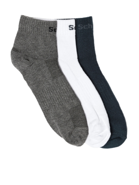 

Scholl Men Pack of 3 Ankle-Length Socks, White