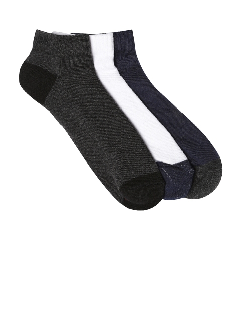 

Wrangler Men Pack of 3 Ankle-Length Socks, White