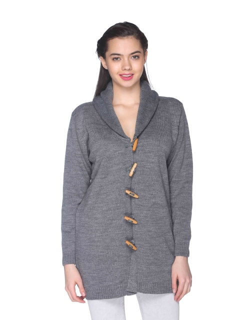 

Club York Women Grey Cardigan