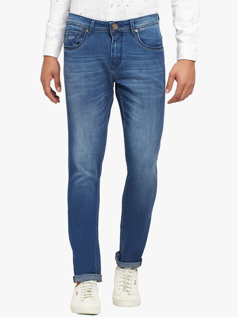 

Blue Buddha Men Blue Slim Fit Light Fade Denim Jeans