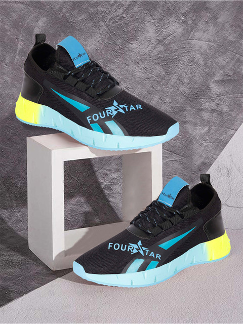 

FOUR STAR TRUCK SALES Men Black Walking Non-Marking Shoes
