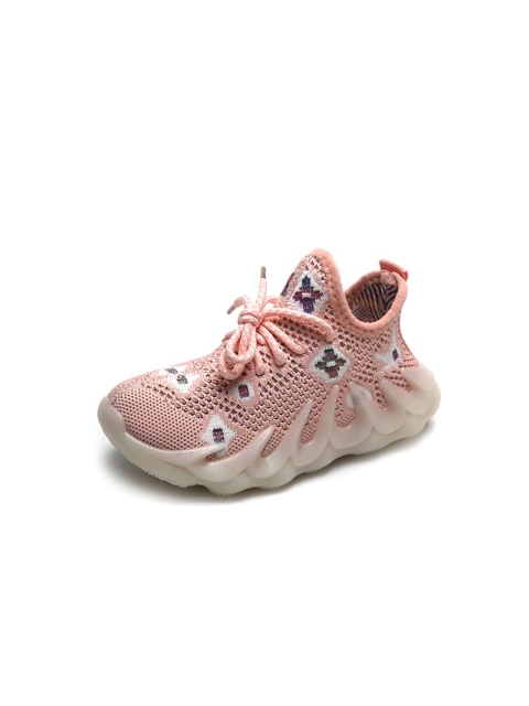 

Hopscotch Unisex Kids Pink Printed Fashion