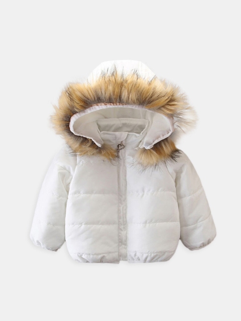 

Hopscotch Girls White Parka Jacket