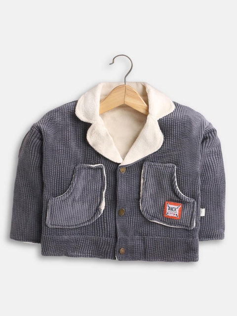 

Hopscotch Boys Grey Crop Tailored Jacket