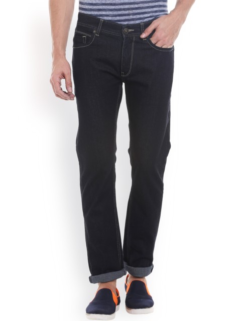 

SPYKAR Men Blue Straight Fit Low-Rise Clean Look Jeans