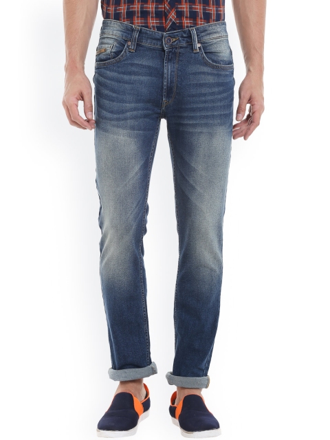 

SPYKAR Men Blue Straight Fit Low-Rise Clean Look Jeans